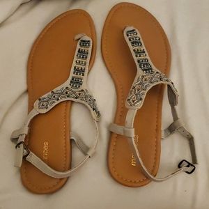 Maurices bead sandals Size 10